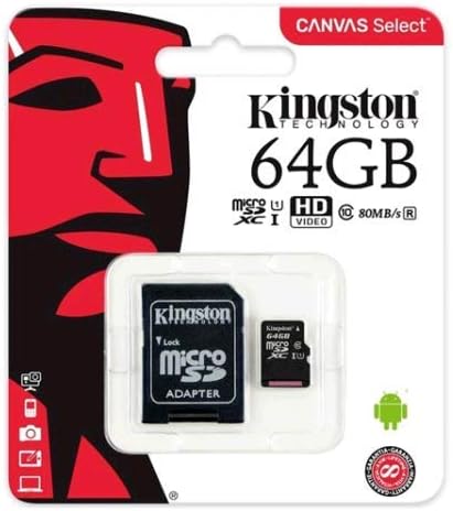 Micro SD Kingston Canvas Select 64 GB