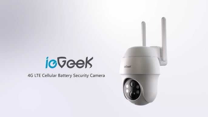 IeGeek 4G LTE Cellular Battery Security con Solar Panel